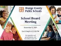 OCPS 2025-12-09 School Board Meeting