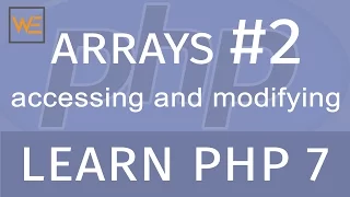 Learn PHP 7 - Arrays
