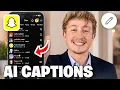How To Use AI Captions On Snapchat Plus - Full Guide