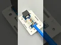 How To Install Modular RJ45 Cat6a Keystone Jack Surface Mount Box For Network Ethernet cable