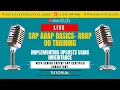 LIVE Implementing Upcasts using Inheritance SAP ABAP Basics - ABAP OO Training ZaranTech