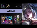 Akali Mid vs Galio - KR Grandmaster Patch 26 12