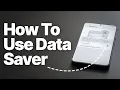 How to Use Data Saver on Android Stop Background Data Usage