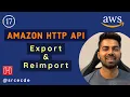 Export Reimport OpenAPI 3 definition - Amazon HTTP API tutorial p17