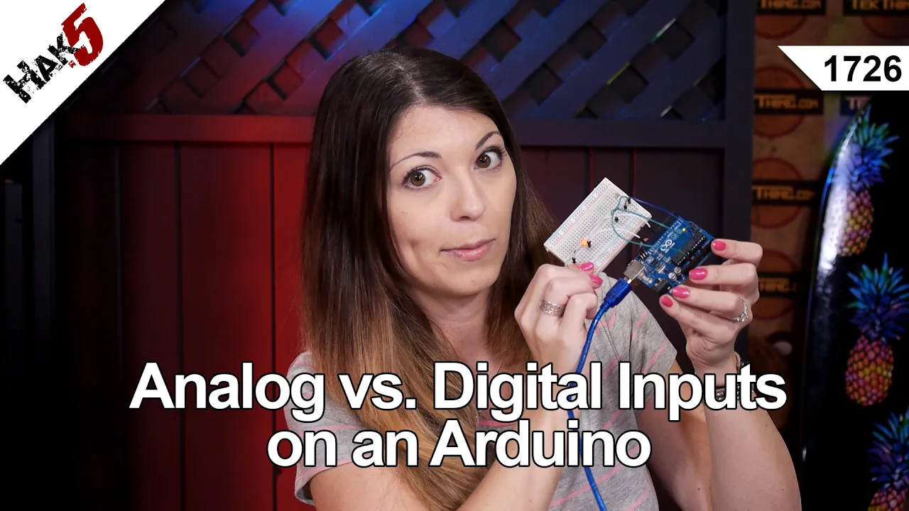 Analog vs. Digital Inputs on an Arduino, Hak5 1726