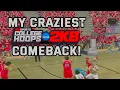 MY CRAZIEST COLLEGE HOOPS 2K8 COMEBACK EVER! Buzzer Beater in the NCAA Tournament