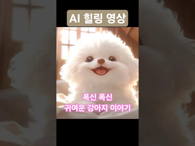 힐링 영상 폭신 폭신 강아지 (숏츠버전)