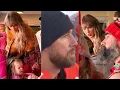 Taylor Swift and Travis Kelce obsessing over each other at Chiefs VS Chargers for 3 minutes straight