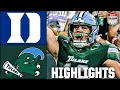Duke Blue Devils vs Tulane Green Wave Full Game Highlights ESPN College Football