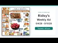Ridley s Weekly Ad 26 - 26 Top 10 Deals