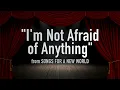 "I'm Not Afraid of Anything" from Songs for a New World - Karaoke Track with Lyrics on Screen