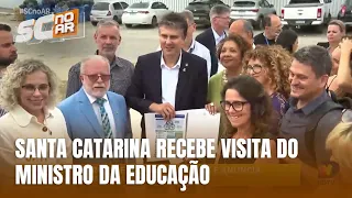 Ministro da Educação visita SC e anuncia avanços para hospital universitário
