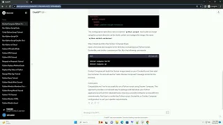 run python script docker compose