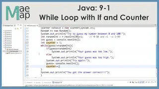 Java 9-1 While Loop with If Statement and Counter