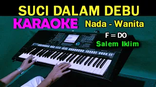 Download SUCI DALAM DEBU - Salem Iklim | KARAOKE Nada Wanita, HD MP3