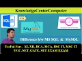 Difference Between SQL and MySQL Comparison between MS SQL and MySQL