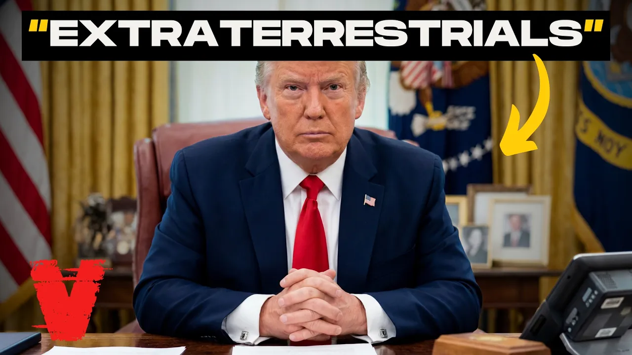 Donald Trump Drops UFO Bombshell in the Oval Office
