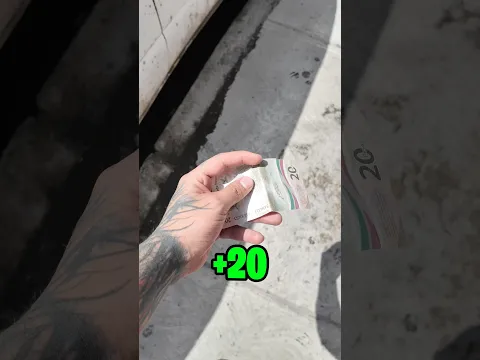 Me encontré $20 pesos