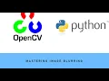 How to Apply Gaussian Blur Median Blur to an Image using OpenCV Python
