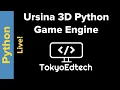 Live Coding Ursina 3D Python Game Engine Getting Started