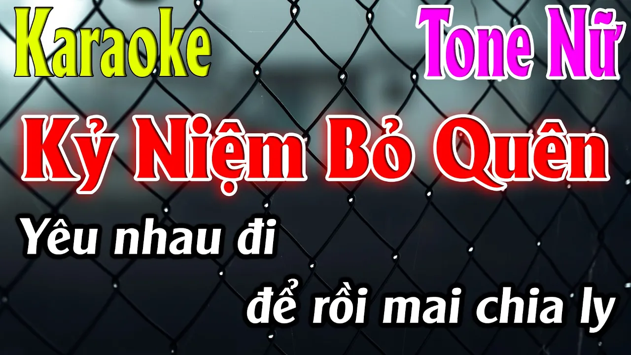 Kỷ Niệm Bỏ Quên Karaoke Tone Nữ ( Em ) Karaoke Lâm Organ - Beat Mới