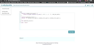 Generate a Random Color code with PHP Coding Tips PHP Developer Tutorial