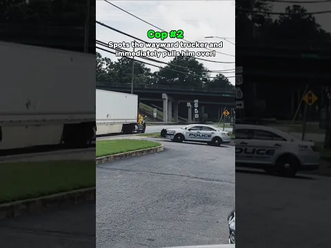 Semi Truck Passes School Bus Goes Wrong!