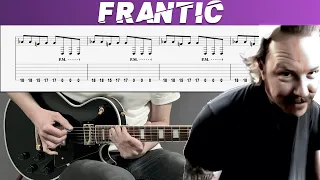 METALLICA - FRANTIC Guitar cover with TAB Lesson