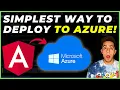 The Simplest Way to Deploy an ANGULAR App to AZURE in 2023