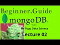 HOW TO TUTORIAL MONGODB UPDATE INDEXES AGGREGATE NESTED DICTIONARIES LECTURE 02