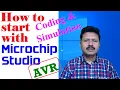 2 C AVR Getting started Microchip studio with C Prog Buzzer operation Simulation