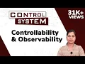 Controllability and Observability - State Space Analysis