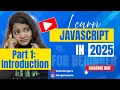 JavaScript Full Course Introduction Lecture 1 Tec evGuru