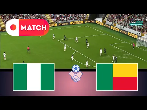 Video Thumbnail: NIGERIA vs BENIN | World Cup Qualifying 2025 Match Simulation | eFootball Pes 21 Gameplay