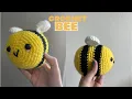 Crochet Bee Tutorial for Beginners First Crochet Project Step by Step Tutorial