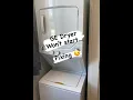 GE Dryer Won t Start - Fixing