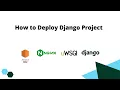 How to Deploy Django Project - AWS EC2 Nginx uWSGI