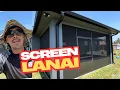 How to Screen in a Lanai or Patio using Aluminum NoSeeum Screen