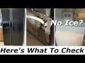 How to Fix a Frigidaire Gallery Refrigerator that Wont Make Ice