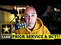 DO PRIOR SERVICE HAVE TO RETEST ASVAB AND REDO ARMY BASIC TRAINING