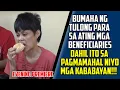 Lagu GRABE ANG TULONG NA DUMATING SA ATING MGA BENEFICIARIES