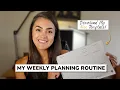 My Weekly Planning Routine to Create Work Life Balance Free Planner Template