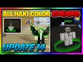 All Haki Color Spawn Locations in Blox Fruits Blox Fruits Update 14
