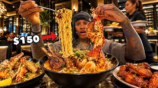 Trying the “MOST EXPENSIVE” Lamb Seafood Ramen in HOUSTON!