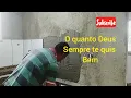 primeiro dia revestimento na parede da cozinha Josemar da silva