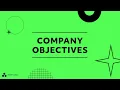 Company Objectives - Goal Setting Template