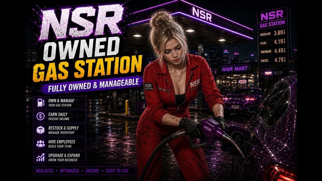Player Owned Gas Station System | QBCore & ESX