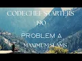 Codechef Starters 190 Problem A Maximum Slams MAXSLAM CPP Java Code