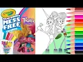 Velvet Veneer Crayola Color Wonder Coloring Page More Trolls Band Together