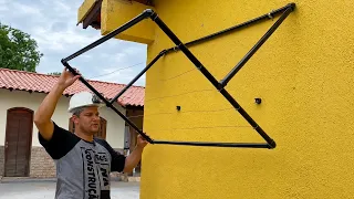 IDEIA BRILHANTE Varal barato e articulado com PVC😍